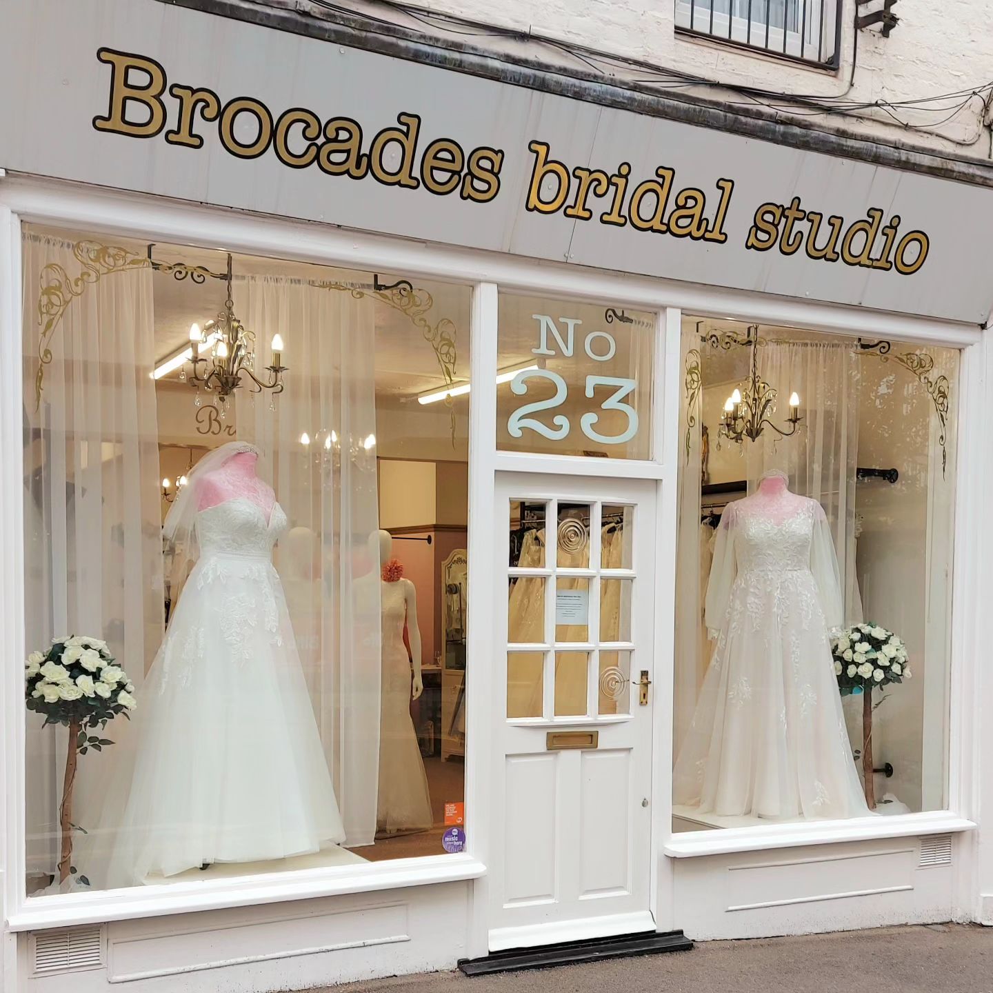 Wedding dress shop store